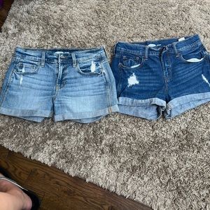 Old Navy - Jean Shorts Size 2 Both pairs for $20.